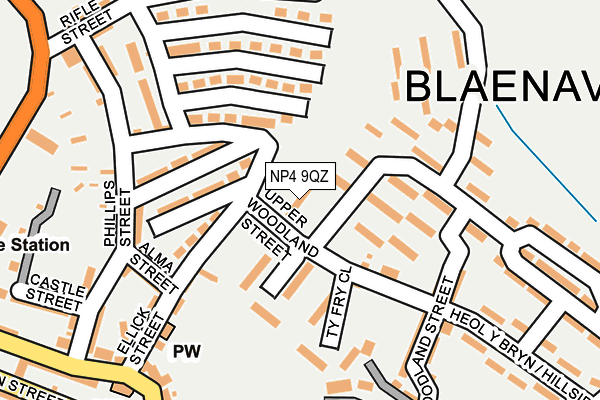 NP4 9QZ map - OS OpenMap – Local (Ordnance Survey) NP4 9QZ map - OS OpenMap – Local (Ordnance Survey)