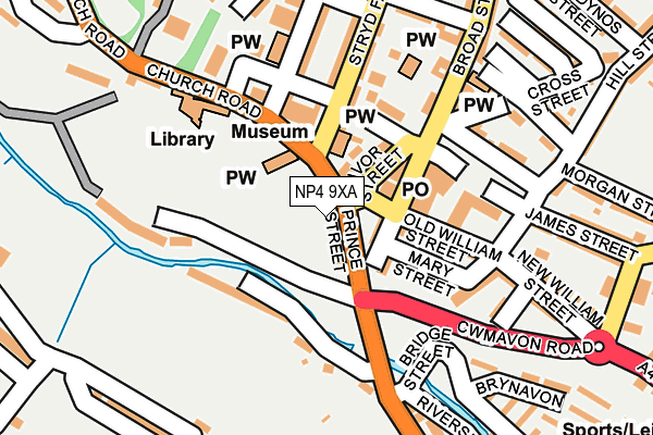 NP4 9XA map - OS OpenMap – Local (Ordnance Survey) NP4 9XA map - OS OpenMap – Local (Ordnance Survey)