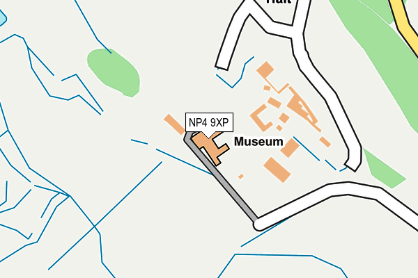 NP4 9XP map - OS OpenMap – Local (Ordnance Survey) NP4 9XP map - OS OpenMap – Local (Ordnance Survey)