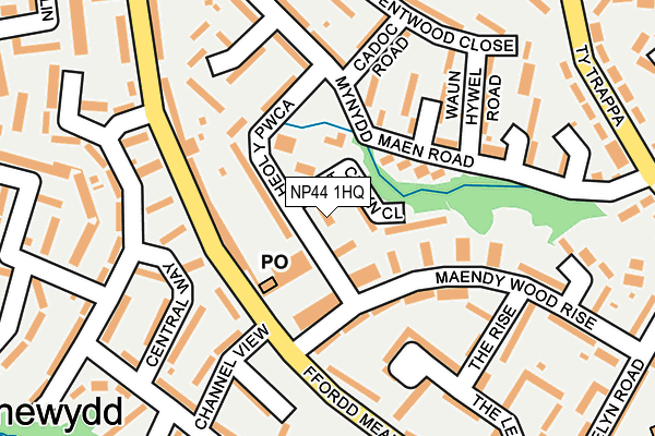 NP44 1HQ map - OS OpenMap – Local (Ordnance Survey) NP44 1HQ map - OS OpenMap – Local (Ordnance Survey)