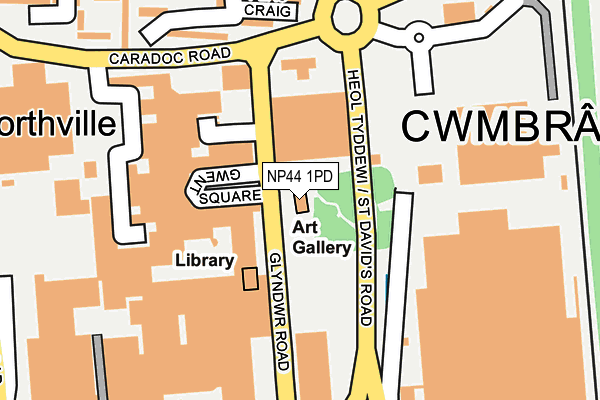 NP44 1PD map - OS OpenMap – Local (Ordnance Survey) NP44 1PD map - OS OpenMap – Local (Ordnance Survey)