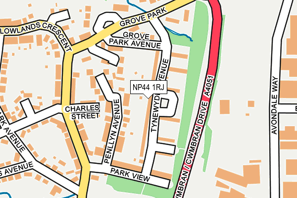 NP44 1RJ map - OS OpenMap – Local (Ordnance Survey) NP44 1RJ map - OS OpenMap – Local (Ordnance Survey)