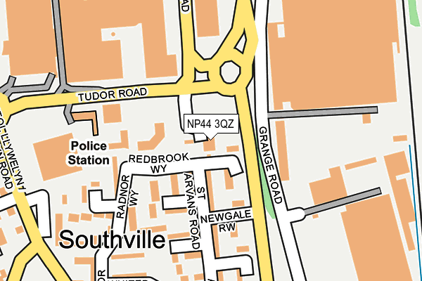 NP44 3QZ map - OS OpenMap – Local (Ordnance Survey) NP44 3QZ map - OS OpenMap – Local (Ordnance Survey)