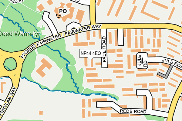 NP44 4EQ map - OS OpenMap – Local (Ordnance Survey) NP44 4EQ map - OS OpenMap – Local (Ordnance Survey)