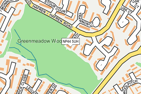 NP44 5UH map - OS OpenMap – Local (Ordnance Survey) NP44 5UH map - OS OpenMap – Local (Ordnance Survey)