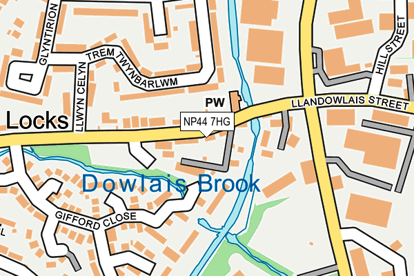 NP44 7HG map - OS OpenMap – Local (Ordnance Survey) NP44 7HG map - OS OpenMap – Local (Ordnance Survey)