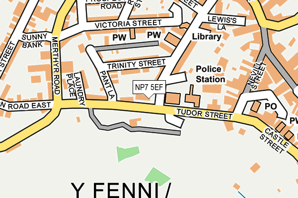NP7 5EF map - OS OpenMap – Local (Ordnance Survey) NP7 5EF map - OS OpenMap – Local (Ordnance Survey)