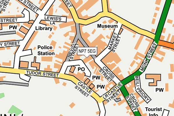 NP7 5EG map - OS OpenMap – Local (Ordnance Survey) NP7 5EG map - OS OpenMap – Local (Ordnance Survey)