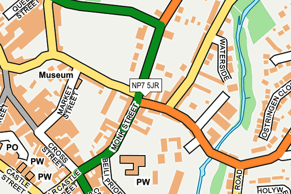 NP7 5JR map - OS OpenMap – Local (Ordnance Survey) NP7 5JR map - OS OpenMap – Local (Ordnance Survey)