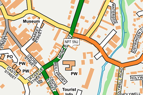 NP7 5NJ map - OS OpenMap – Local (Ordnance Survey) NP7 5NJ map - OS OpenMap – Local (Ordnance Survey)