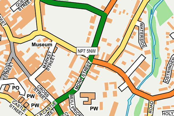NP7 5NW map - OS OpenMap – Local (Ordnance Survey) NP7 5NW map - OS OpenMap – Local (Ordnance Survey)