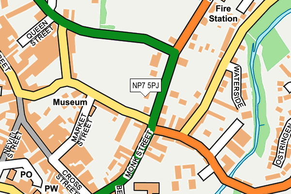 NP7 5PJ map - OS OpenMap – Local (Ordnance Survey) NP7 5PJ map - OS OpenMap – Local (Ordnance Survey)