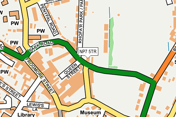 NP7 5TR map - OS OpenMap – Local (Ordnance Survey) NP7 5TR map - OS OpenMap – Local (Ordnance Survey)