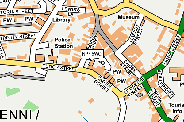 NP7 5WQ map - OS OpenMap – Local (Ordnance Survey) NP7 5WQ map - OS OpenMap – Local (Ordnance Survey)