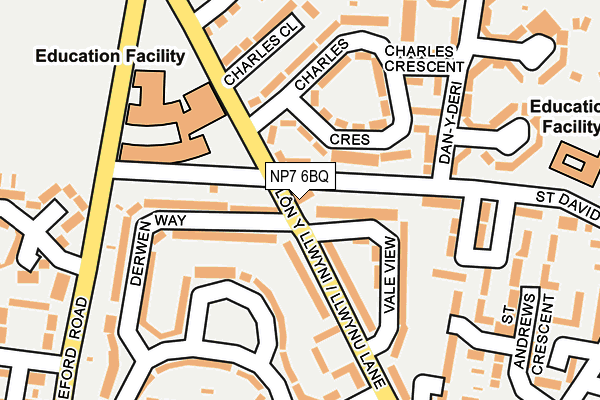 NP7 6BQ map - OS OpenMap – Local (Ordnance Survey) NP7 6BQ map - OS OpenMap – Local (Ordnance Survey)