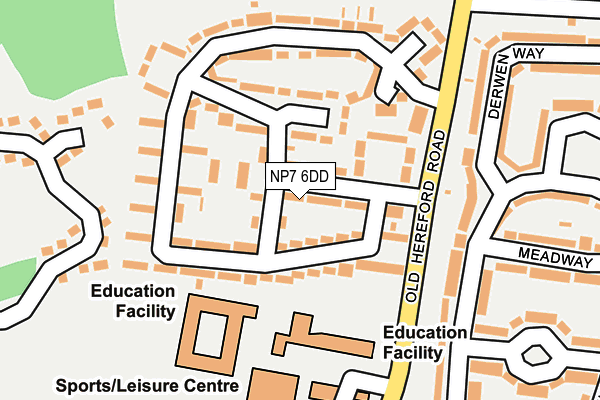 NP7 6DD map - OS OpenMap – Local (Ordnance Survey) NP7 6DD map - OS OpenMap – Local (Ordnance Survey)