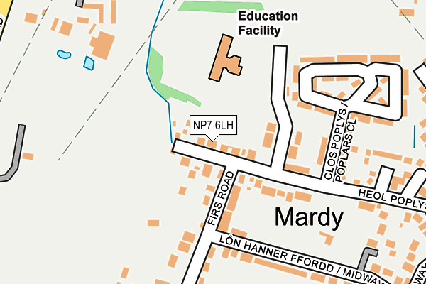NP7 6LH map - OS OpenMap – Local (Ordnance Survey) NP7 6LH map - OS OpenMap – Local (Ordnance Survey)