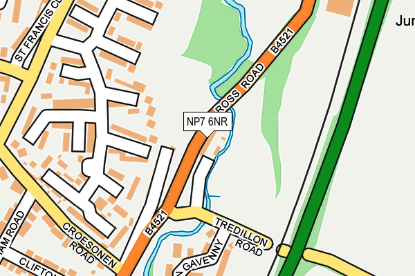 NP7 6NR map - OS OpenMap – Local (Ordnance Survey) NP7 6NR map - OS OpenMap – Local (Ordnance Survey)