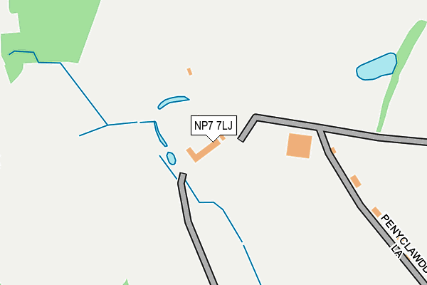 NP7 7LJ map - OS OpenMap – Local (Ordnance Survey) NP7 7LJ map - OS OpenMap – Local (Ordnance Survey)