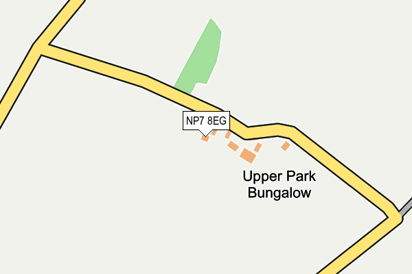 NP7 8EG map - OS OpenMap – Local (Ordnance Survey) NP7 8EG map - OS OpenMap – Local (Ordnance Survey)
