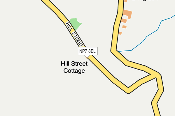 NP7 8EL map - OS OpenMap – Local (Ordnance Survey) NP7 8EL map - OS OpenMap – Local (Ordnance Survey)