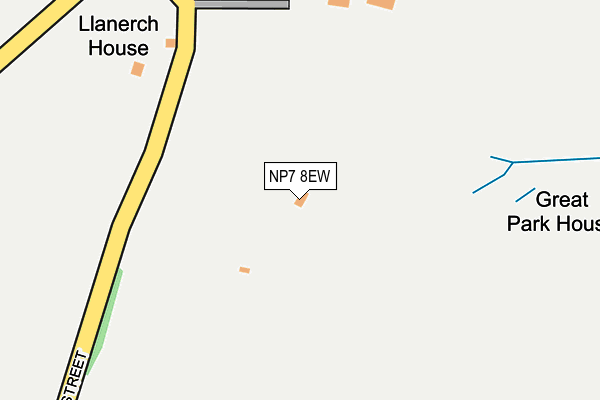 NP7 8EW map - OS OpenMap – Local (Ordnance Survey) NP7 8EW map - OS OpenMap – Local (Ordnance Survey)