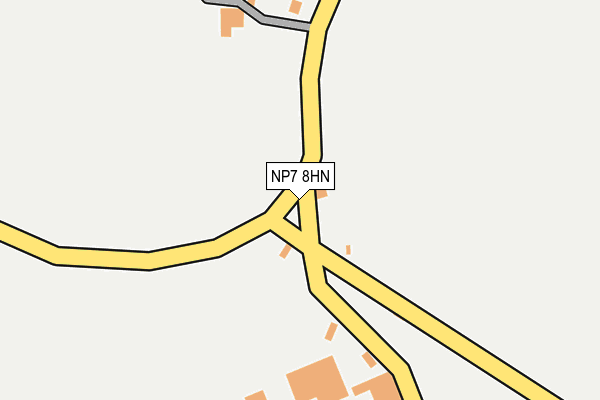 NP7 8HN map - OS OpenMap – Local (Ordnance Survey) NP7 8HN map - OS OpenMap – Local (Ordnance Survey)