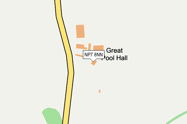 NP7 8NN map - OS OpenMap – Local (Ordnance Survey) NP7 8NN map - OS OpenMap – Local (Ordnance Survey)