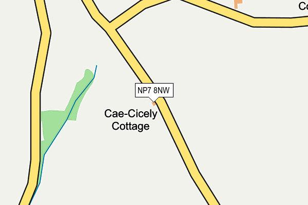 NP7 8NW map - OS OpenMap – Local (Ordnance Survey) NP7 8NW map - OS OpenMap – Local (Ordnance Survey)