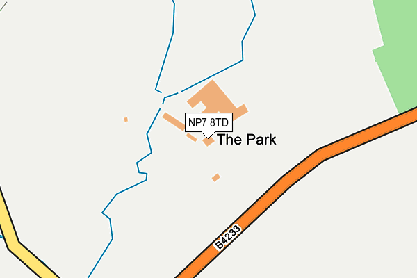 NP7 8TD map - OS OpenMap – Local (Ordnance Survey) NP7 8TD map - OS OpenMap – Local (Ordnance Survey)