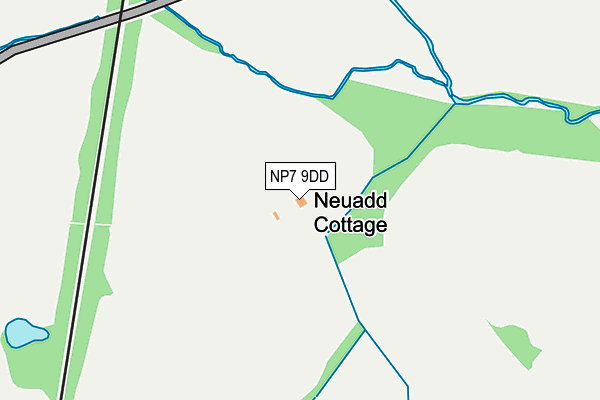 NP7 9DD map - OS OpenMap – Local (Ordnance Survey) NP7 9DD map - OS OpenMap – Local (Ordnance Survey)