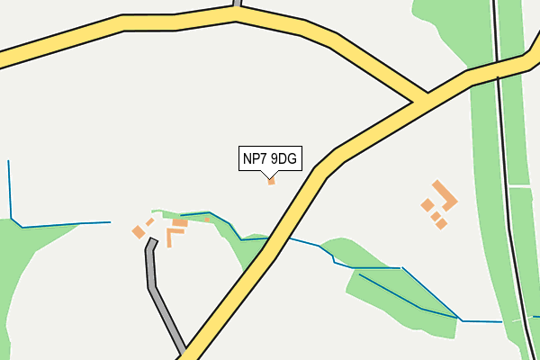 NP7 9DG map - OS OpenMap – Local (Ordnance Survey)