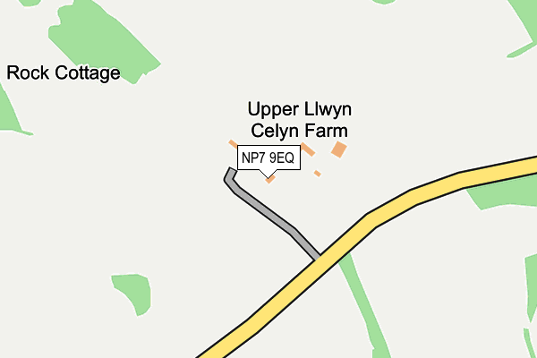 NP7 9EQ map - OS OpenMap – Local (Ordnance Survey) NP7 9EQ map - OS OpenMap – Local (Ordnance Survey)