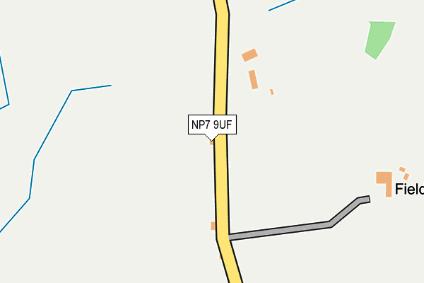 NP7 9UF map - OS OpenMap – Local (Ordnance Survey) NP7 9UF map - OS OpenMap – Local (Ordnance Survey)