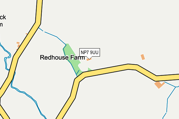NP7 9UU map - OS OpenMap – Local (Ordnance Survey) NP7 9UU map - OS OpenMap – Local (Ordnance Survey)