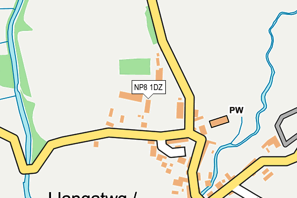 NP8 1DZ map - OS OpenMap – Local (Ordnance Survey) NP8 1DZ map - OS OpenMap – Local (Ordnance Survey)