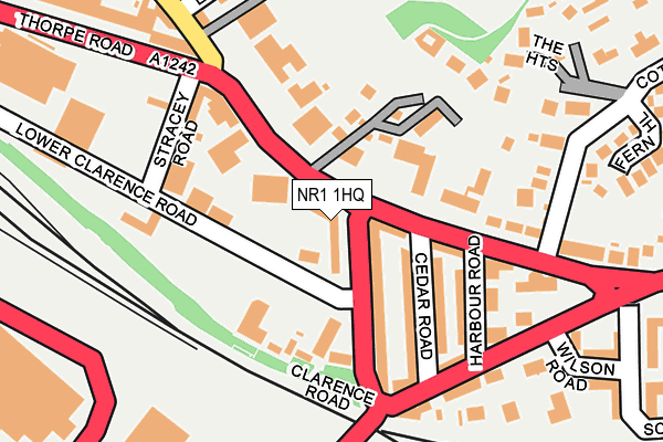 NR1 1HQ map - OS OpenMap – Local (Ordnance Survey) NR1 1HQ map - OS OpenMap – Local (Ordnance Survey)