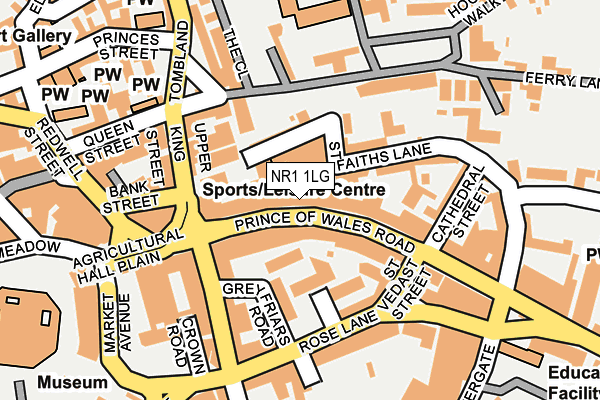 NR1 1LG map - OS OpenMap – Local (Ordnance Survey) NR1 1LG map - OS OpenMap – Local (Ordnance Survey)