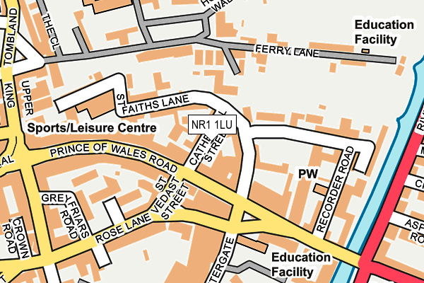 NR1 1LU map - OS OpenMap – Local (Ordnance Survey) NR1 1LU map - OS OpenMap – Local (Ordnance Survey)