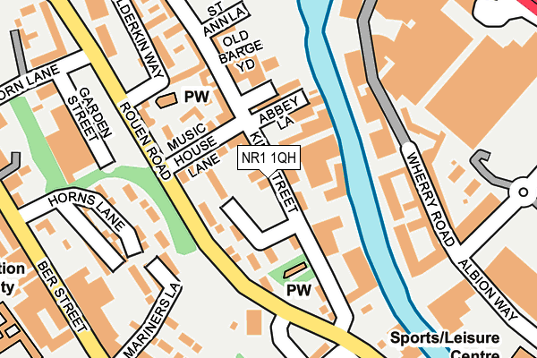 NR1 1QH map - OS OpenMap – Local (Ordnance Survey) NR1 1QH map - OS OpenMap – Local (Ordnance Survey)
