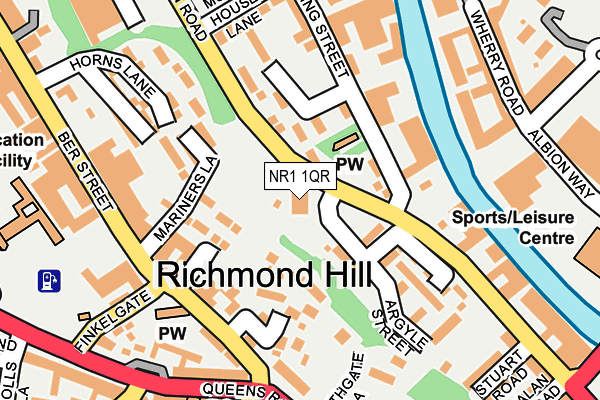 NR1 1QR map - OS OpenMap – Local (Ordnance Survey) NR1 1QR map - OS OpenMap – Local (Ordnance Survey)