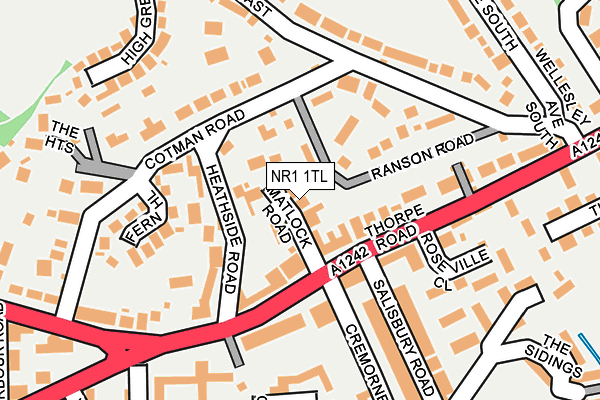 NR1 1TL map - OS OpenMap – Local (Ordnance Survey) NR1 1TL map - OS OpenMap – Local (Ordnance Survey)