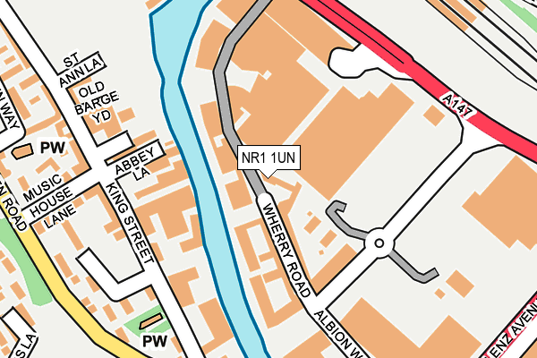 NR1 1UN map - OS OpenMap – Local (Ordnance Survey) NR1 1UN map - OS OpenMap – Local (Ordnance Survey)