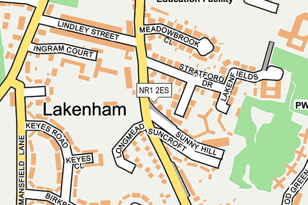 NR1 2ES map - OS OpenMap – Local (Ordnance Survey) NR1 2ES map - OS OpenMap – Local (Ordnance Survey)