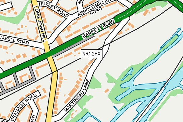 NR1 2HX map - OS OpenMap – Local (Ordnance Survey) NR1 2HX map - OS OpenMap – Local (Ordnance Survey)