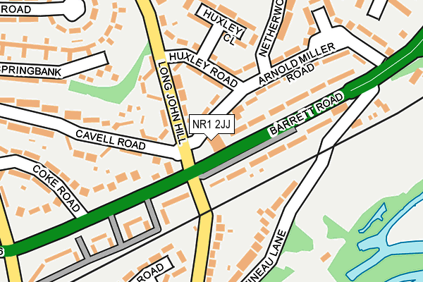 NR1 2JJ map - OS OpenMap – Local (Ordnance Survey) NR1 2JJ map - OS OpenMap – Local (Ordnance Survey)