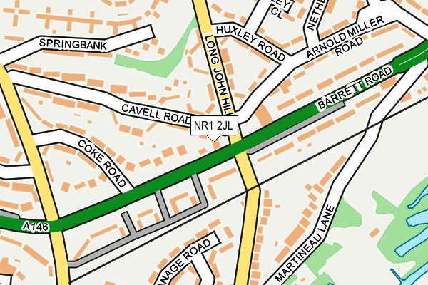 NR1 2JL map - OS OpenMap – Local (Ordnance Survey) NR1 2JL map - OS OpenMap – Local (Ordnance Survey)