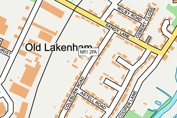NR1 2PA map - OS OpenMap – Local (Ordnance Survey) NR1 2PA map - OS OpenMap – Local (Ordnance Survey)