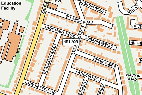 NR1 2QR map - OS OpenMap – Local (Ordnance Survey) NR1 2QR map - OS OpenMap – Local (Ordnance Survey)
