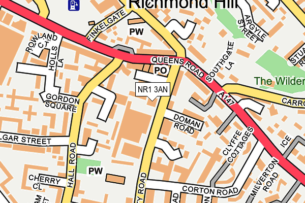 NR1 3AN map - OS OpenMap – Local (Ordnance Survey) NR1 3AN map - OS OpenMap – Local (Ordnance Survey)
